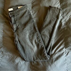 Black Bullhead Ultra High Rise Skinny Jeans